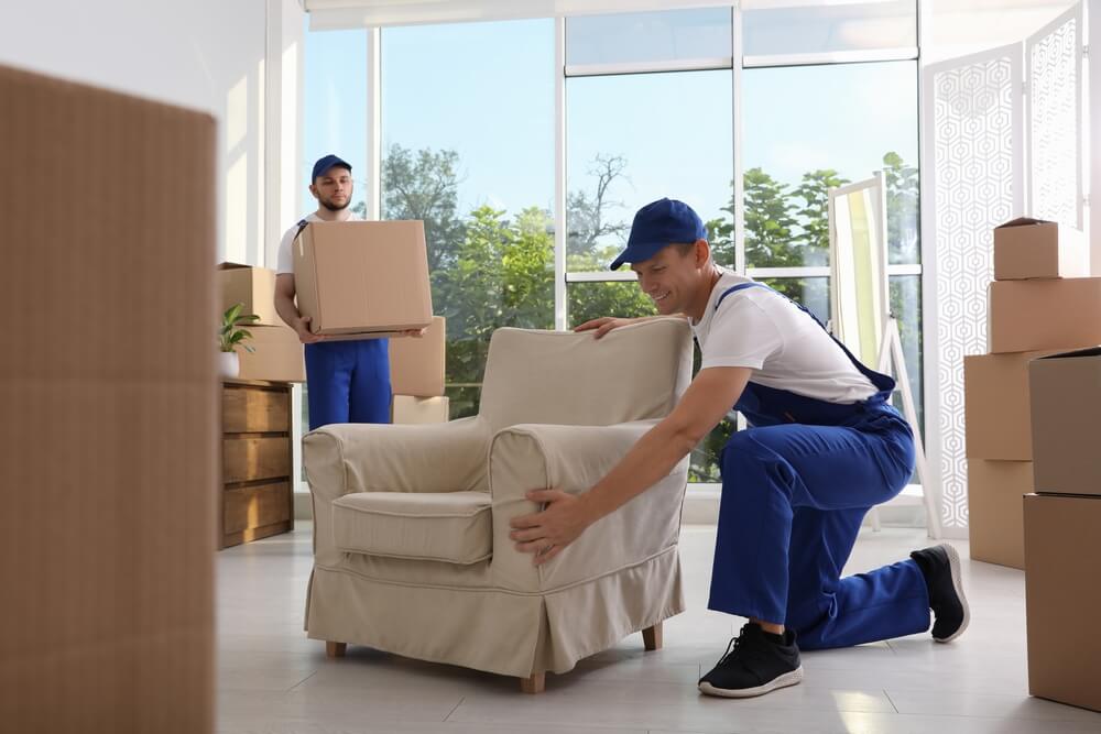 Kyle Movers Team Loading Truck